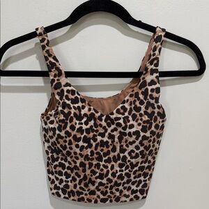 Leopard Print athletic top